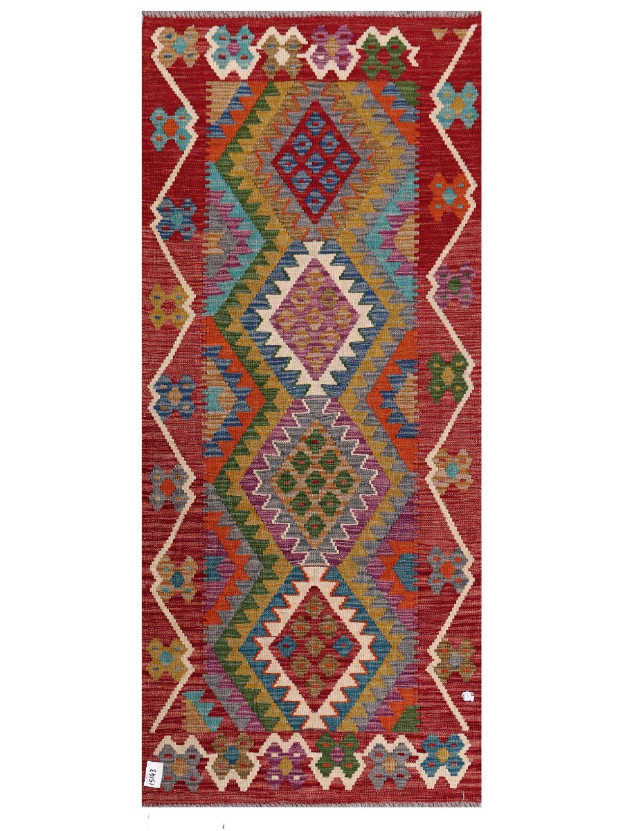 Maimana Kilim - 194 x 85 cm