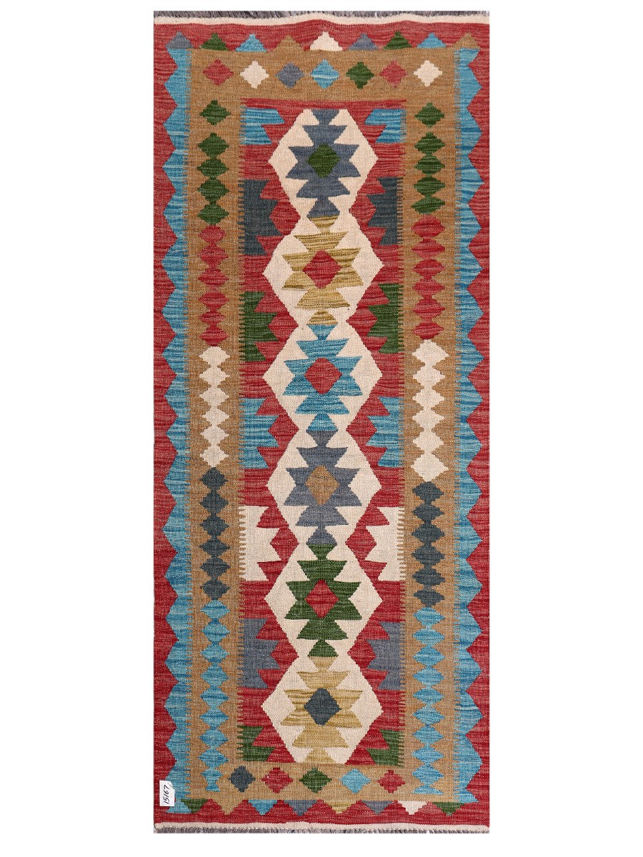 Maimana Kilim - 203 x 85 cm