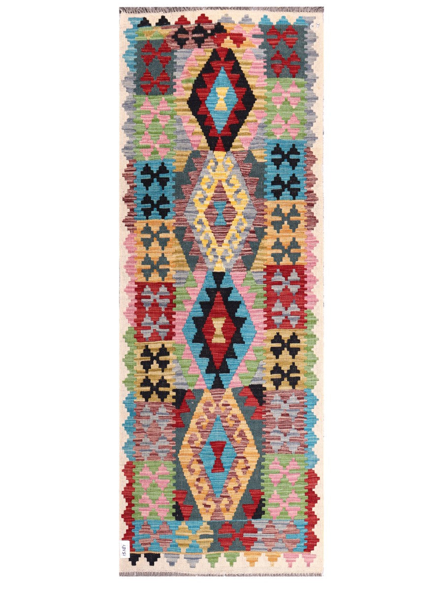 Maimana Kilim - 209 x 77 cm