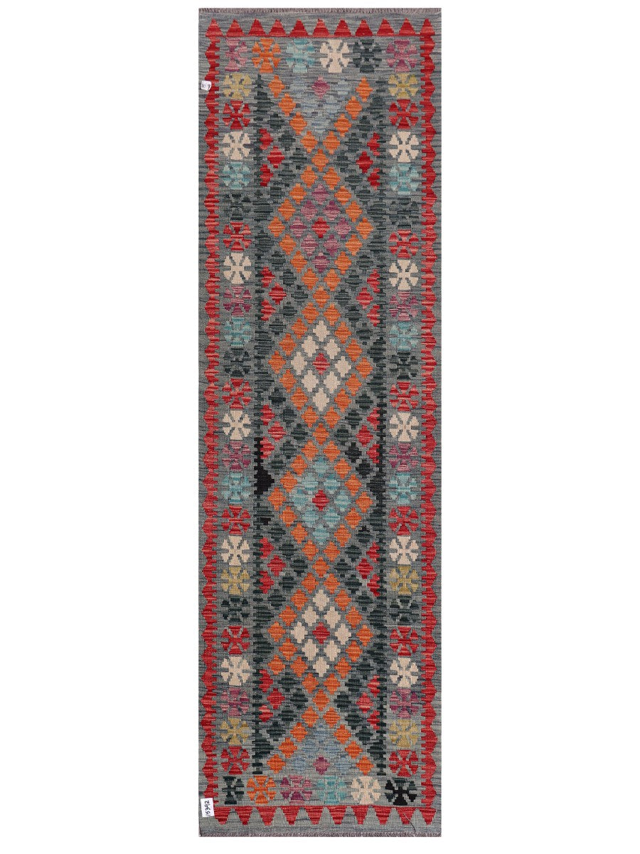 Maimana Kilim Runner - 288 x 86 cm