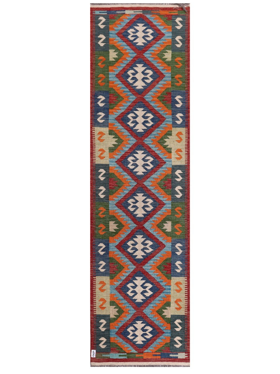Maimana Kilim Runner - 300 x 84 cm