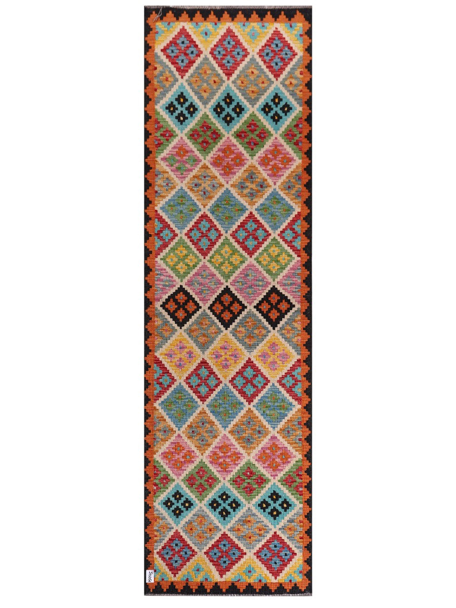 Maimana Kilim Runner - 293 x 85 cm