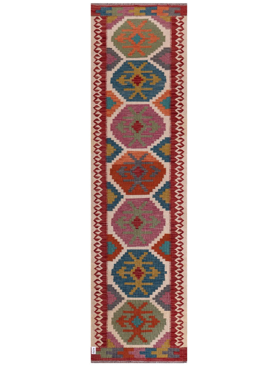 Maimana Kilim Runner - 294 x 80 cm