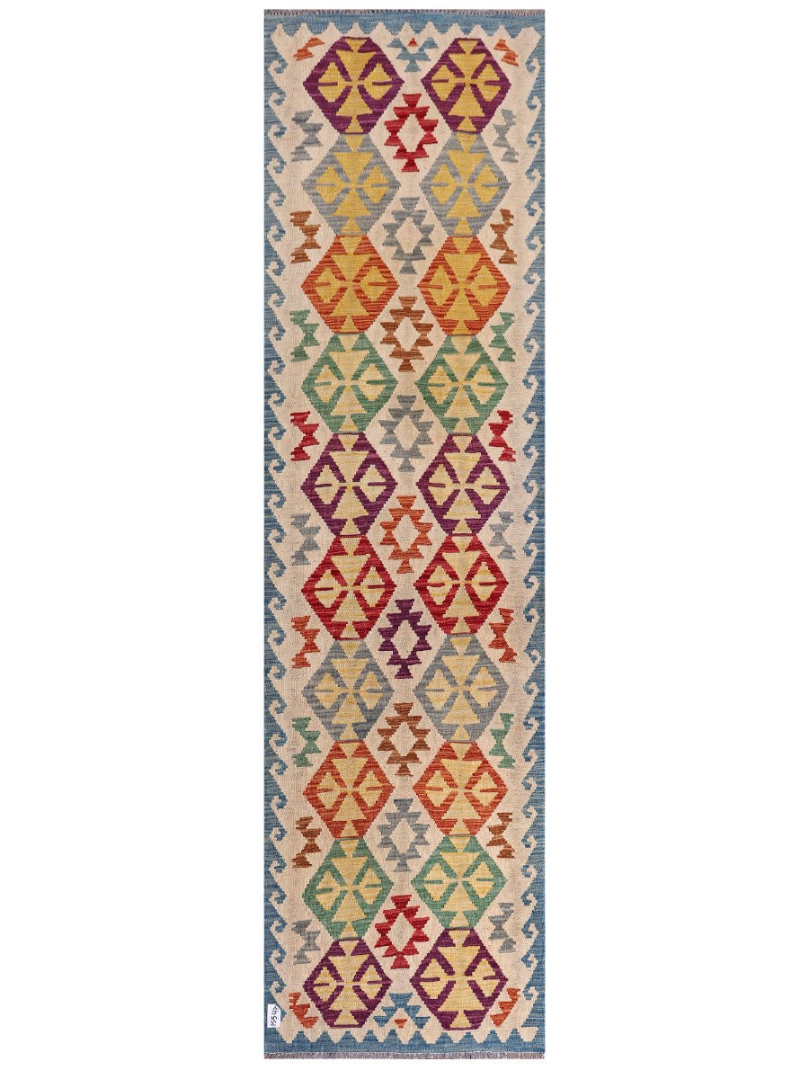 Maimana Kilim Runner - 298 x 81 cm