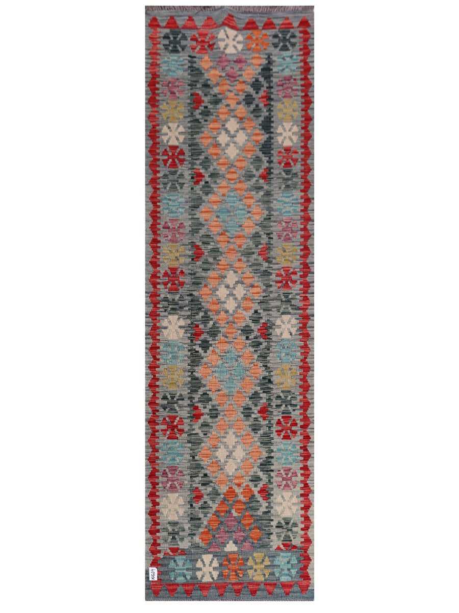 Maimana Kilim Runner - 290 x 84 cm