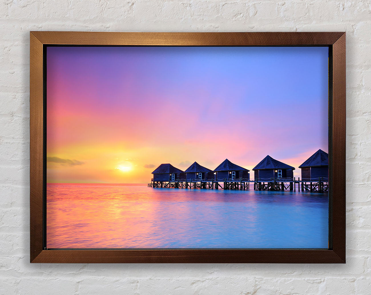 At The End Of A Hard Day Framed Wall Art