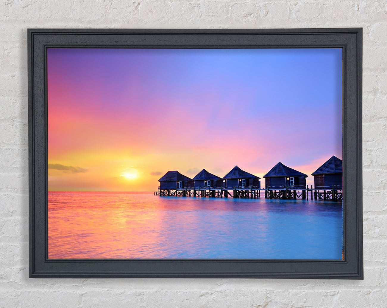 At The End Of A Hard Day Framed Wall Art
