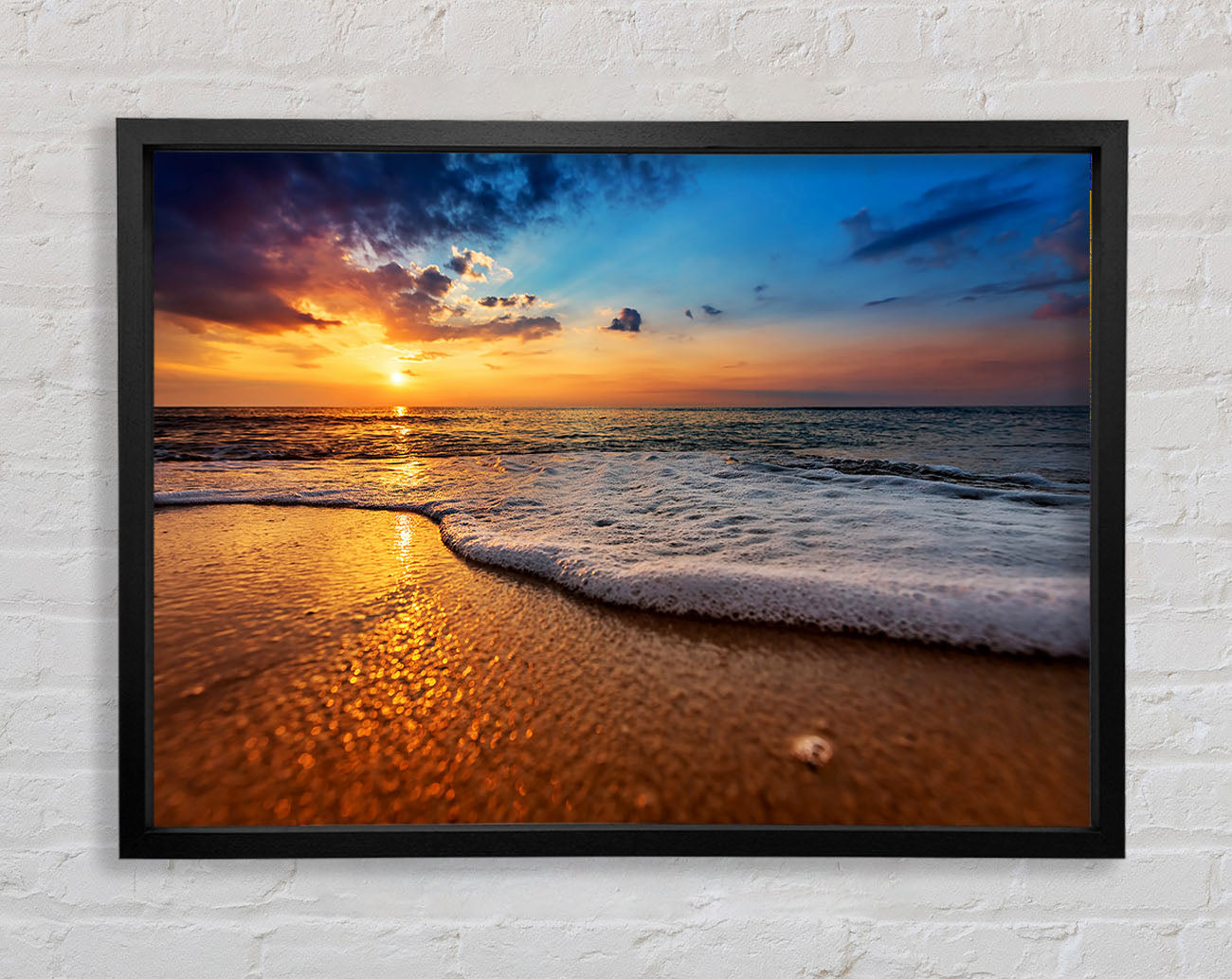 As The Waves Get Closer Framed Wall Art