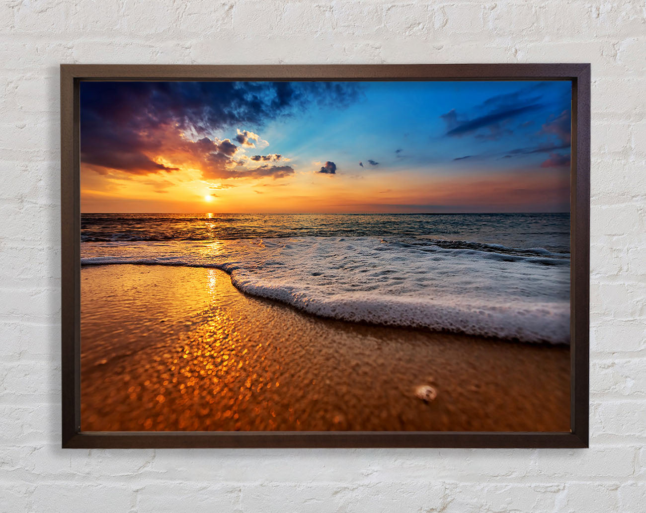 As The Waves Get Closer Framed Wall Art