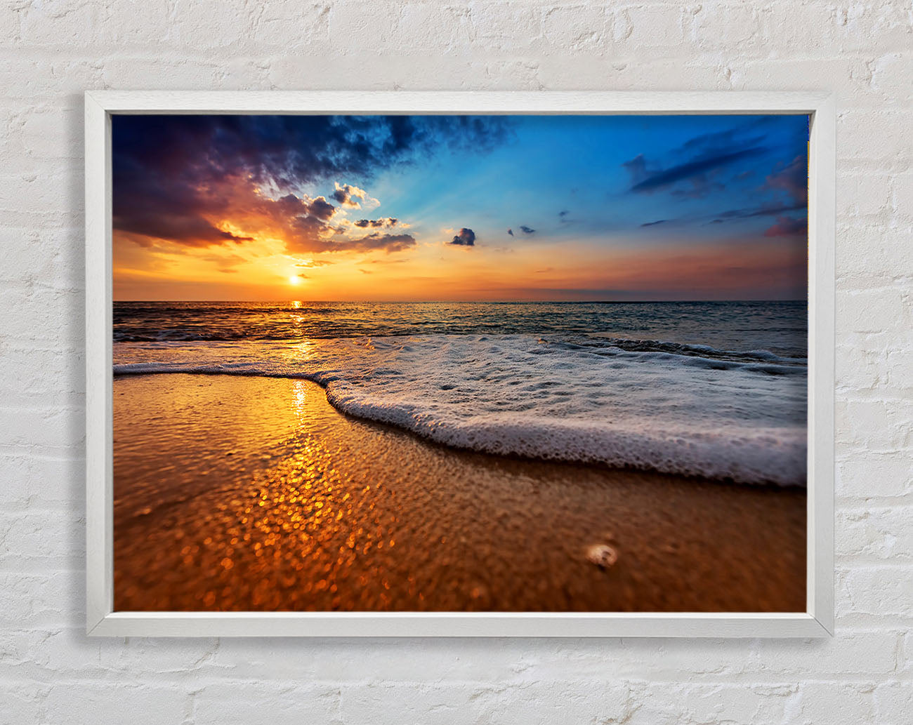 As The Waves Get Closer Framed Wall Art