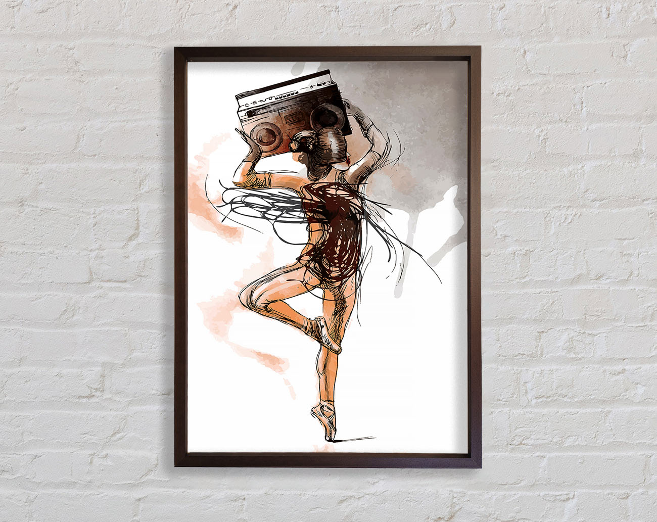 Contemporary Movement 19 Framed Wall Art