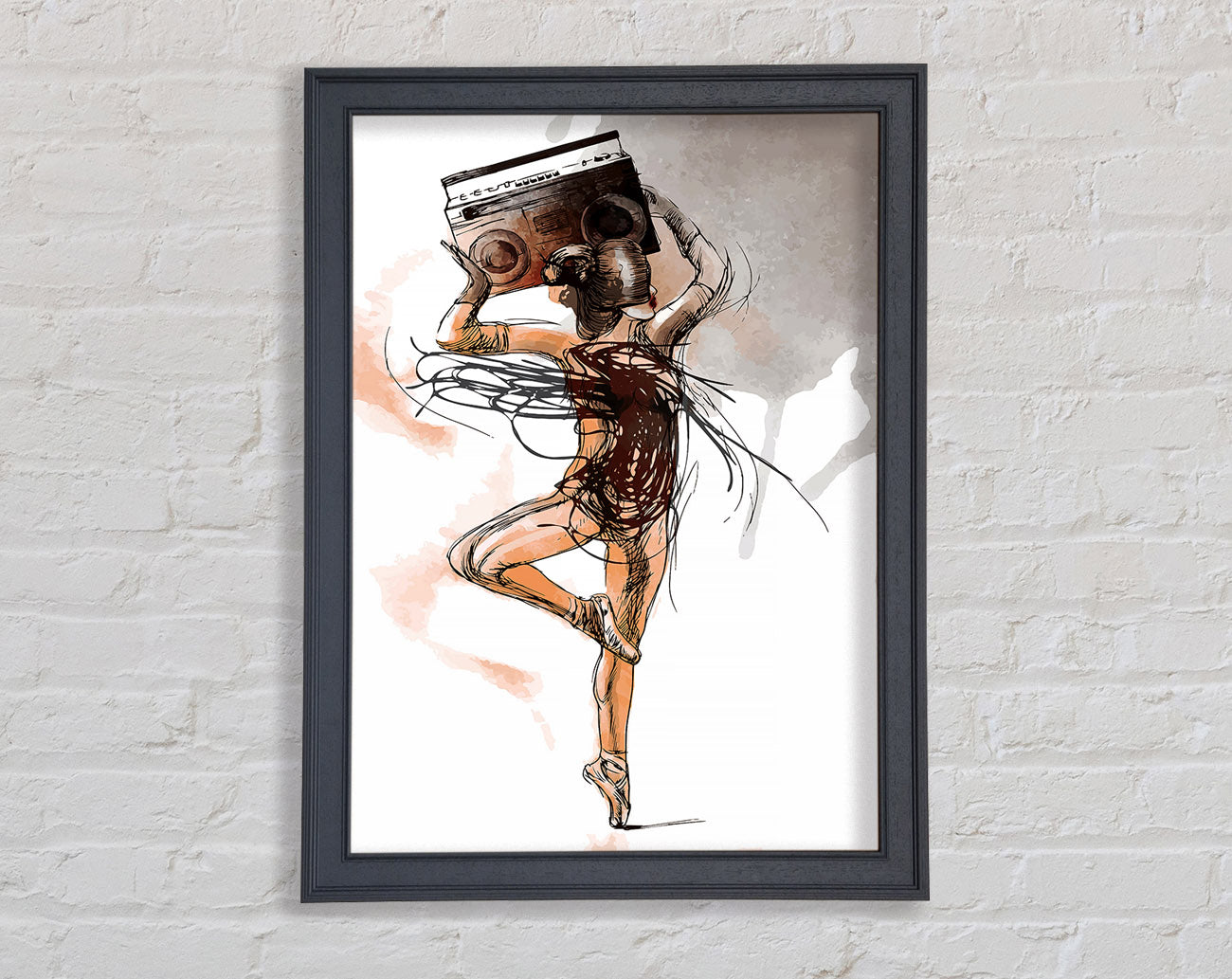 Contemporary Movement 19 Framed Wall Art