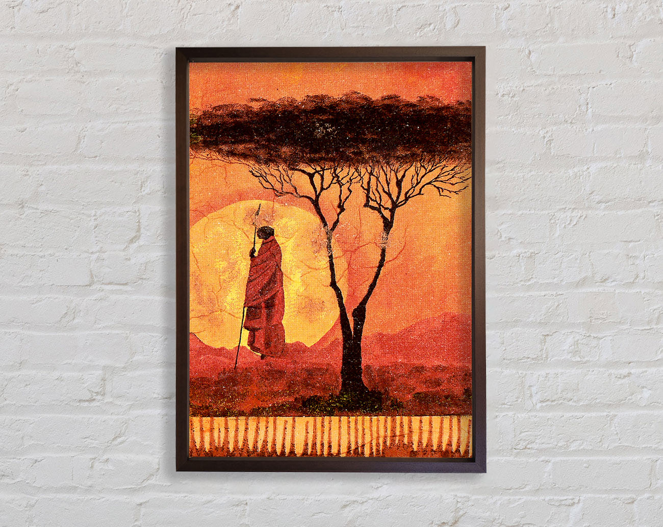 African Tribal Art 1 Framed Wall Art
