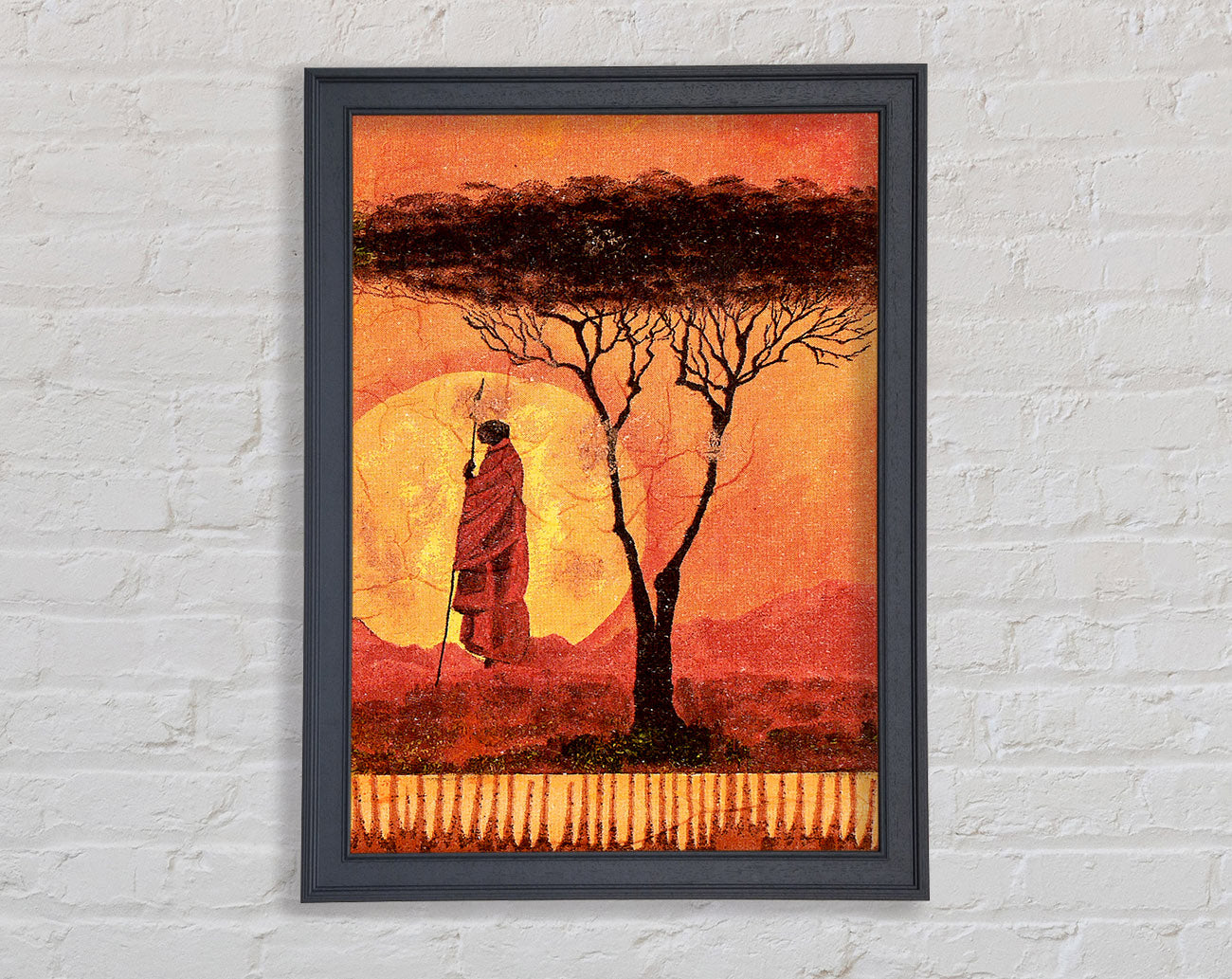 African Tribal Art 1 Framed Wall Art