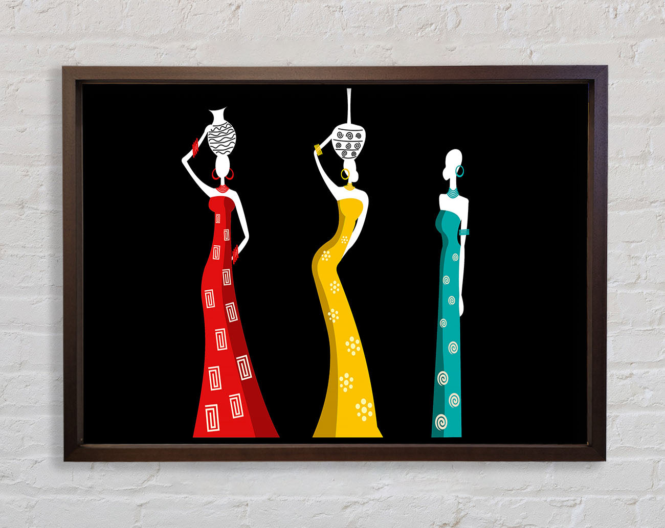 African Tribal Art 28 Framed Wall Art