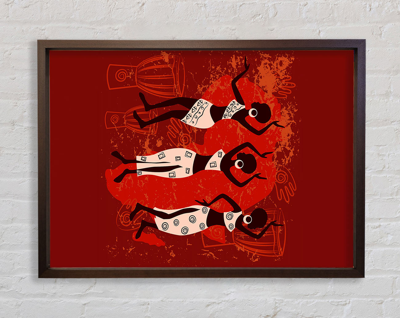 African Tribal Art 25 Framed Wall Art