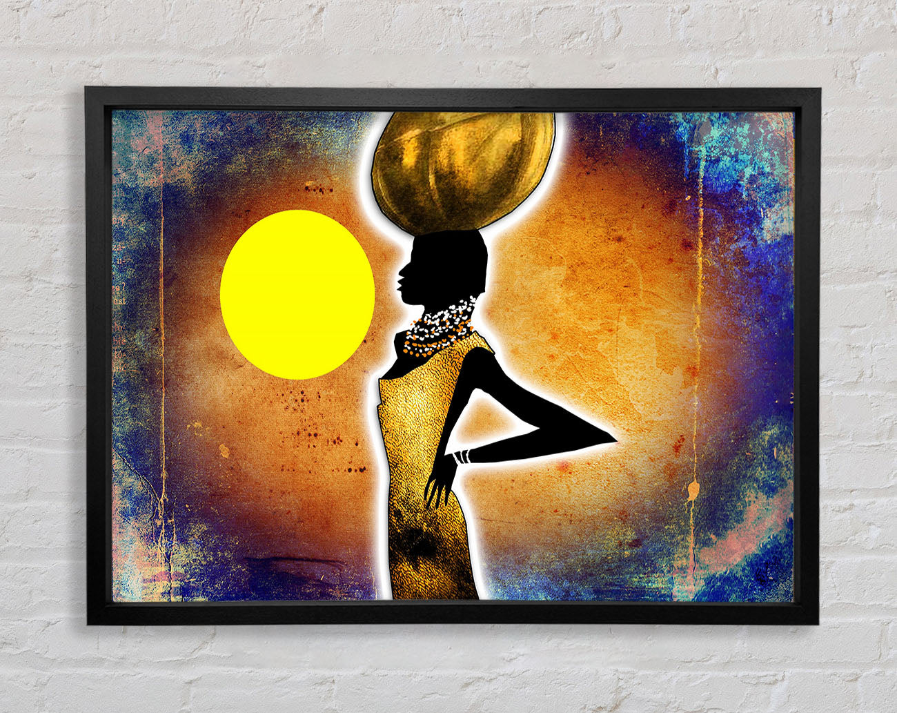 African Tribal Art 3 Framed Wall Art