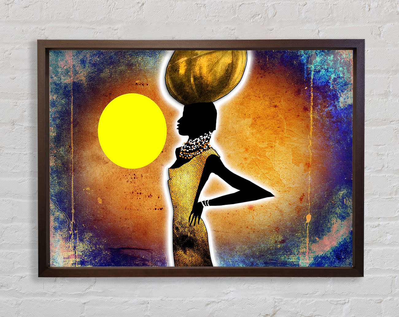 African Tribal Art 3 Framed Wall Art