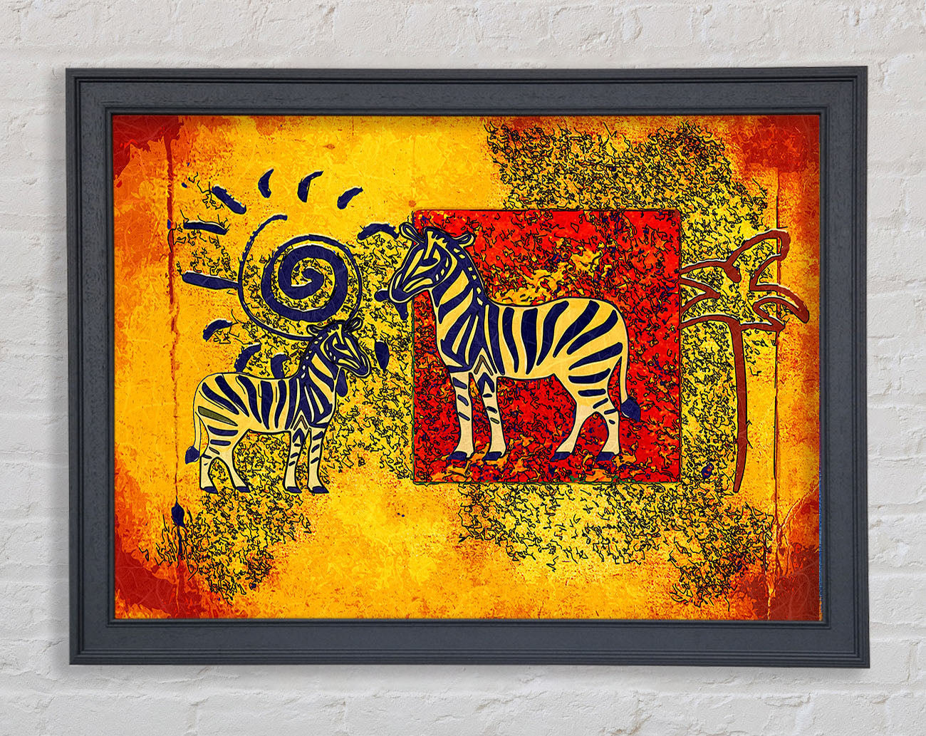 African Tribal Art 11 Framed Wall Art