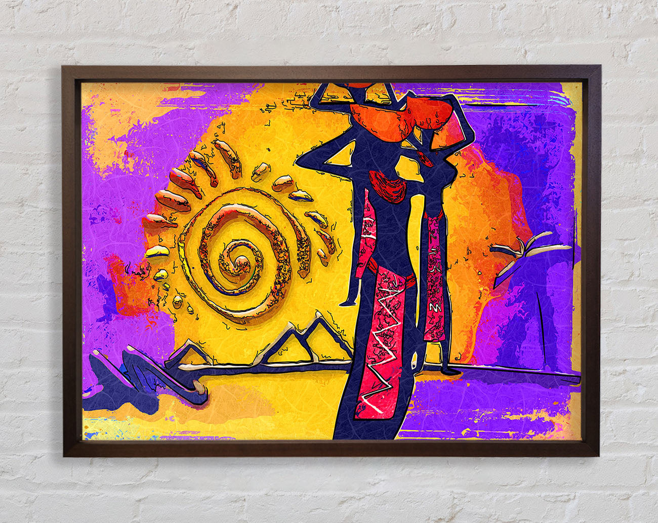 African Tribal Art 13 Framed Wall Art