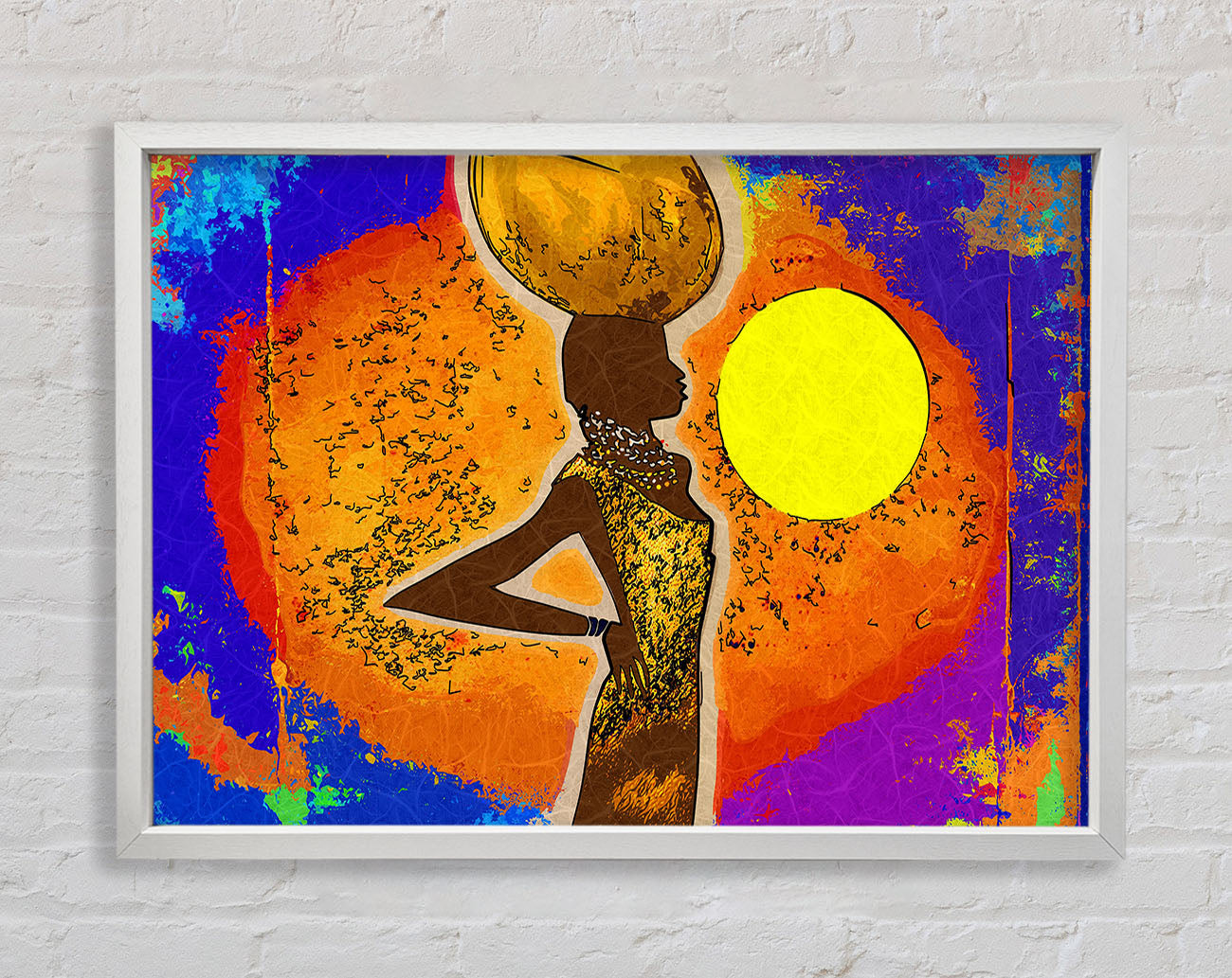 African Tribal Art 5 Framed Wall Art