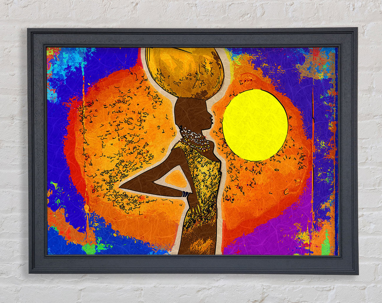 African Tribal Art 5 Framed Wall Art