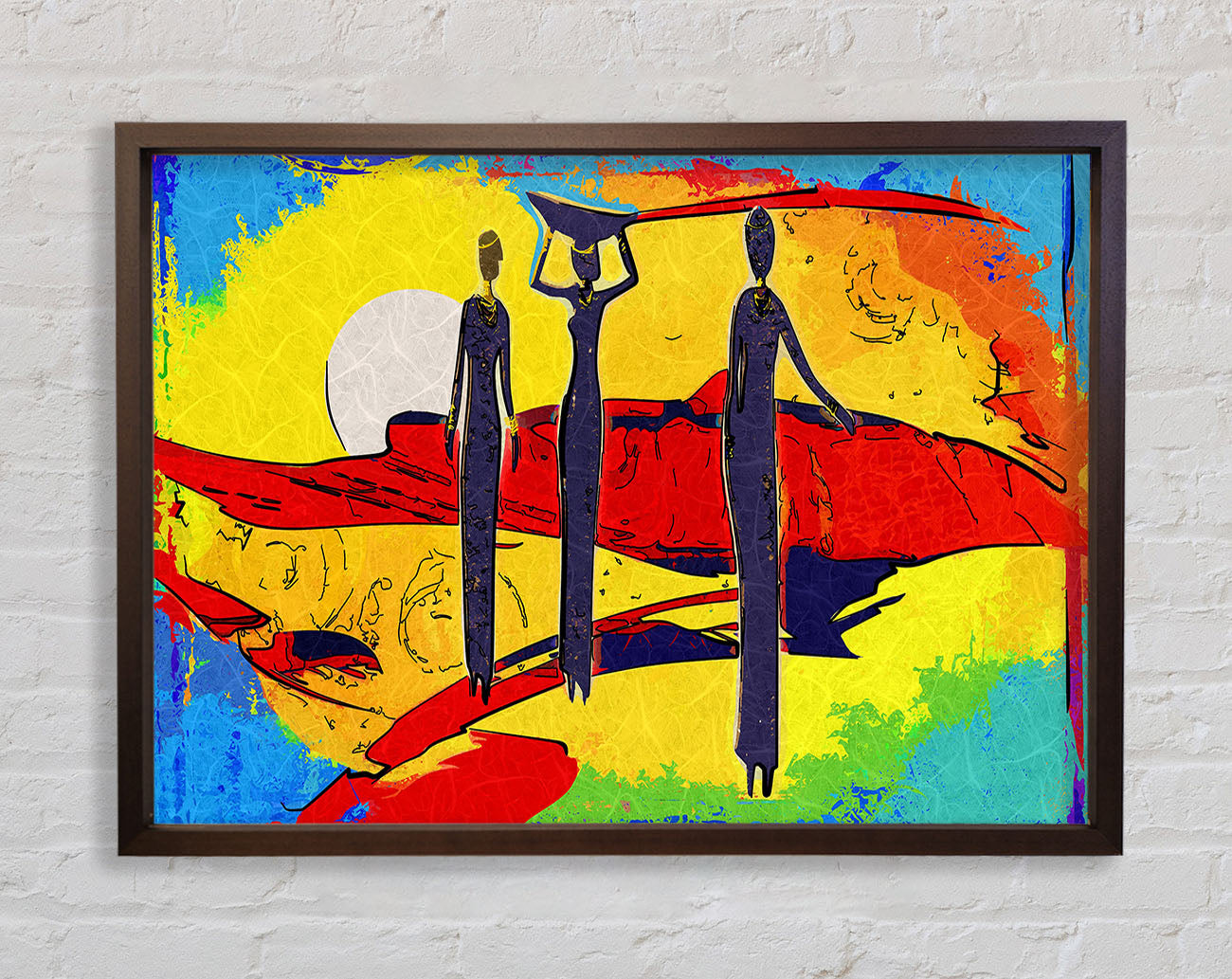 African Tribal Art 14 Framed Wall Art