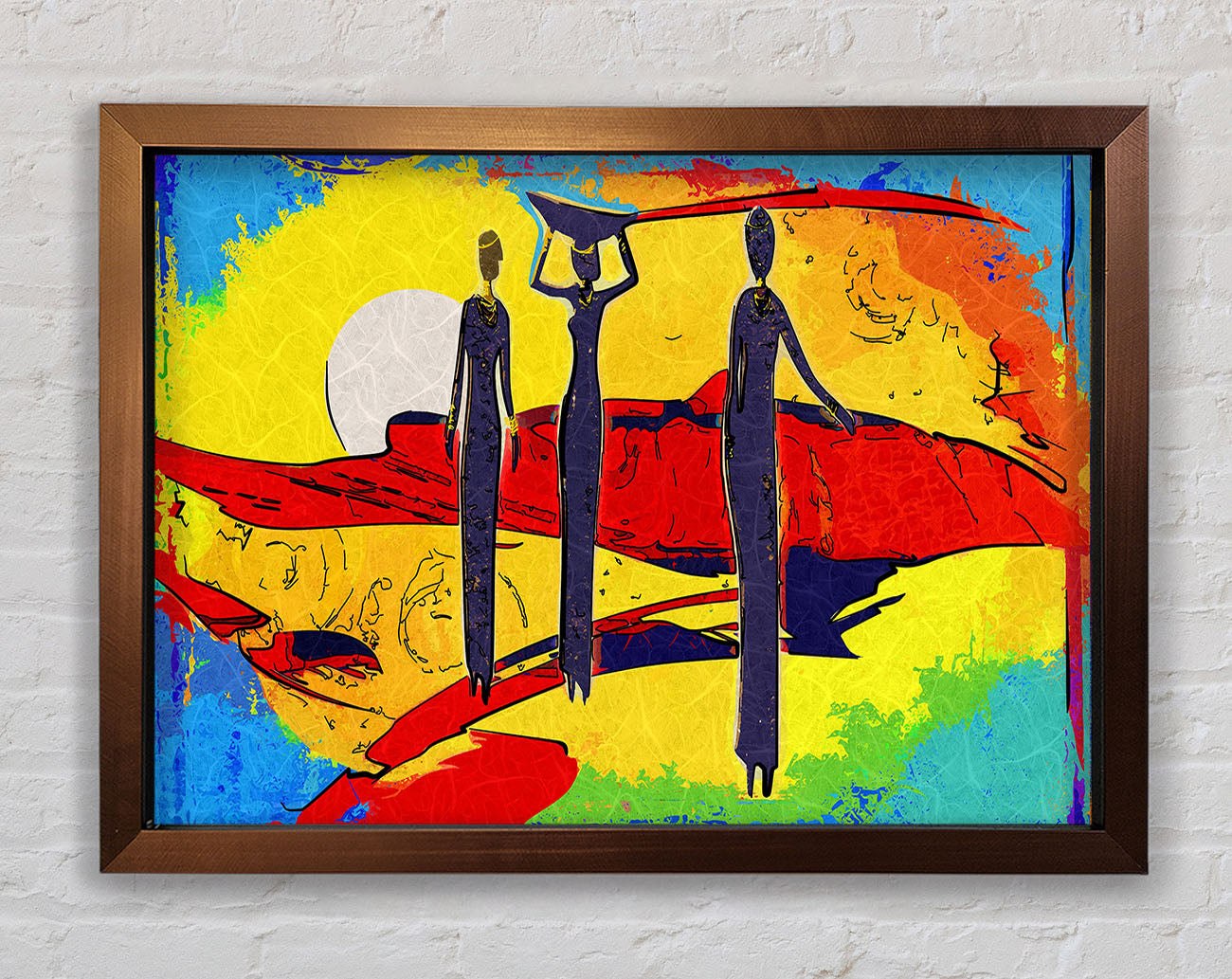 African Tribal Art 14 Framed Wall Art