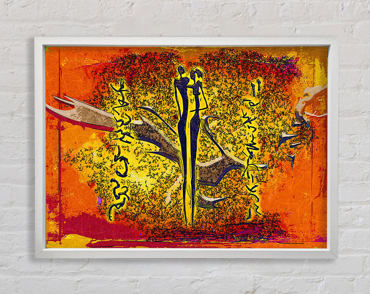 African Tribal Art 24 Framed Wall Art