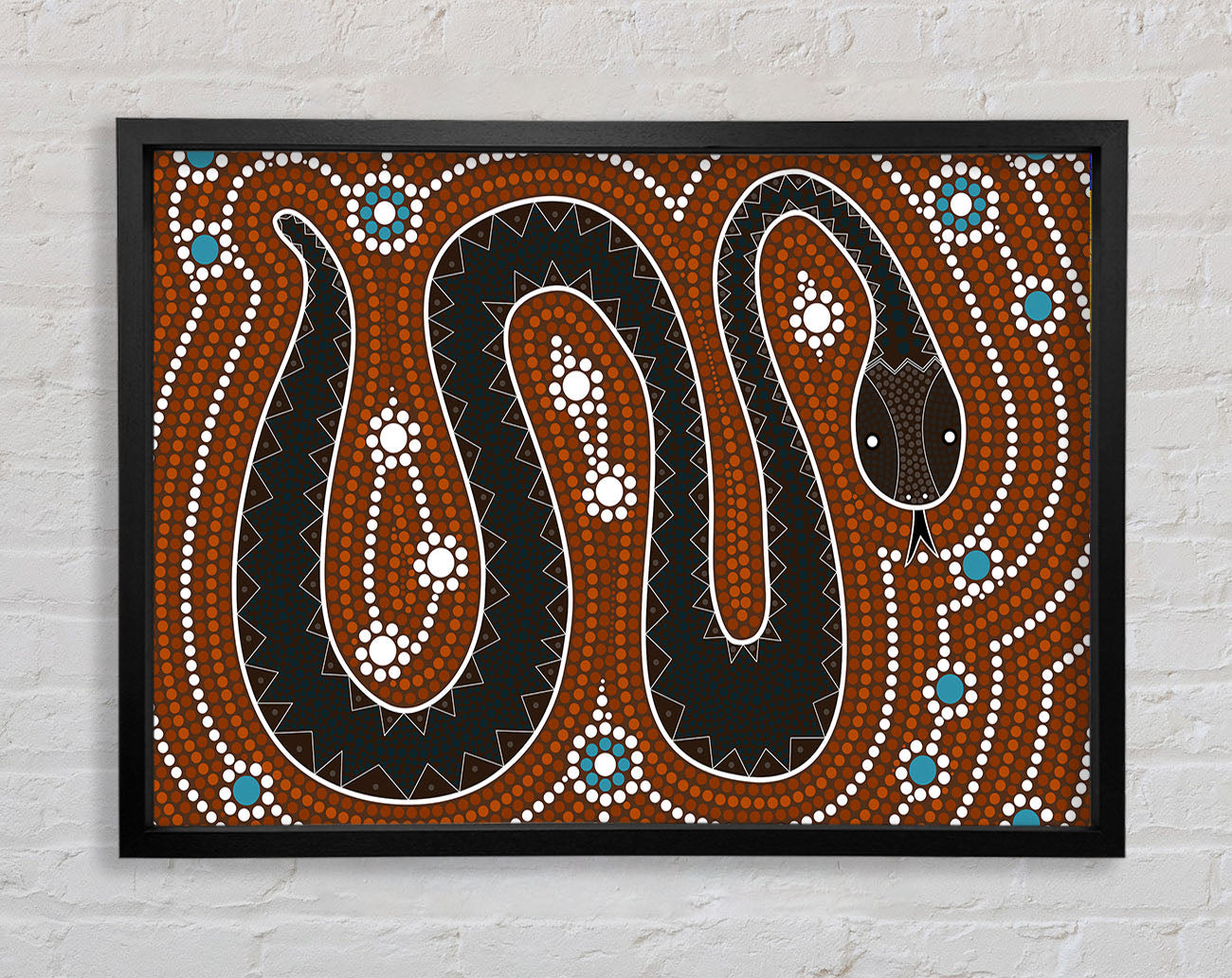 Aboriginal Pattern 6 Framed Wall Art