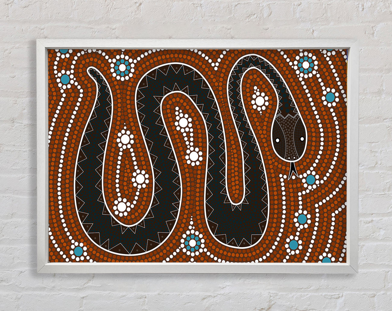 Aboriginal Pattern 6 Framed Wall Art