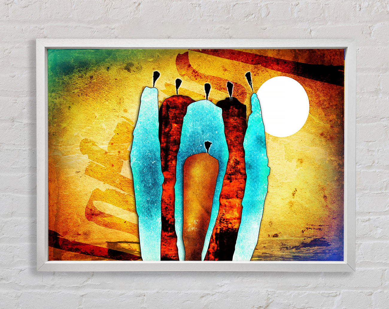African Tribal Art 10 Framed Wall Art