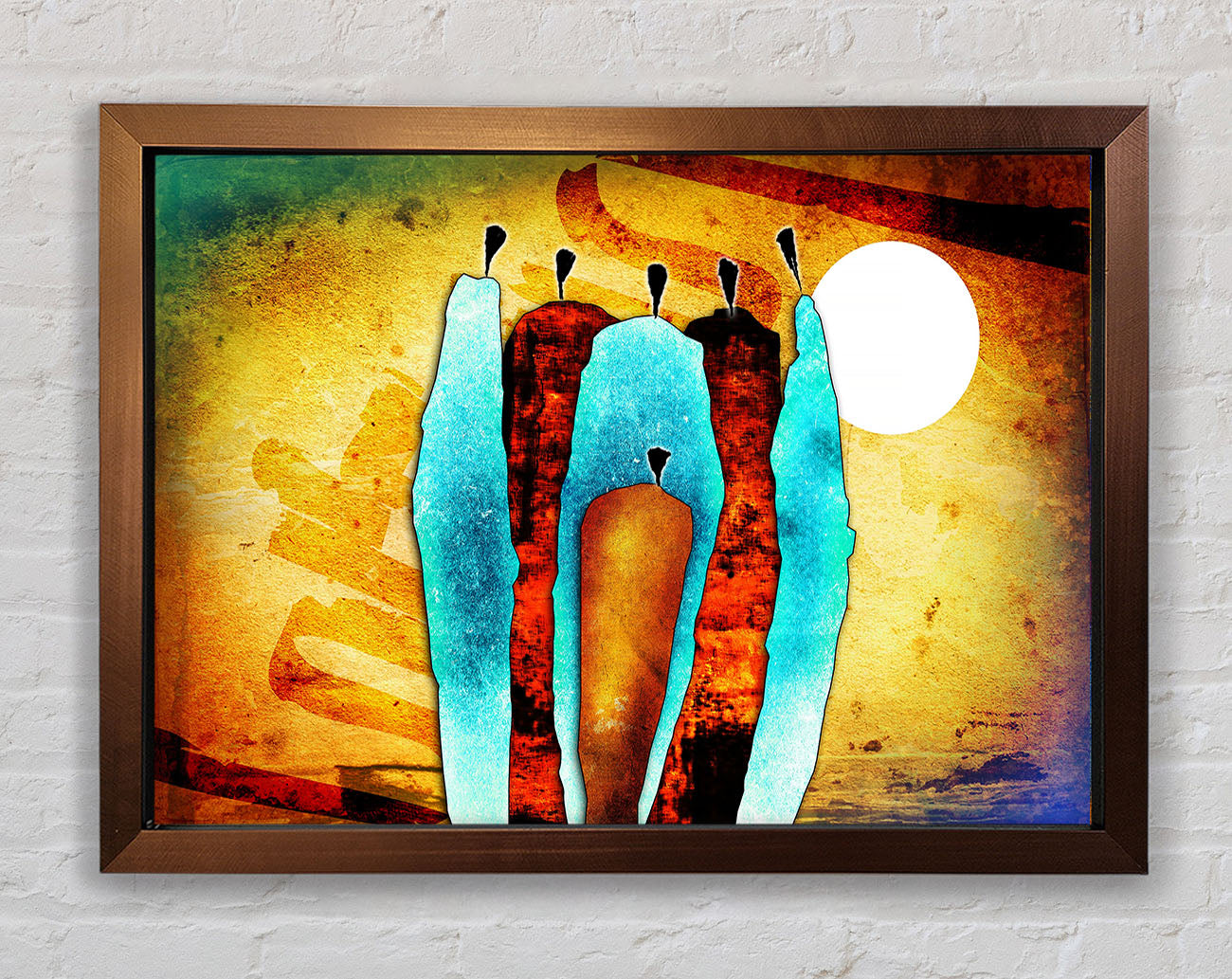 African Tribal Art 10 Framed Wall Art