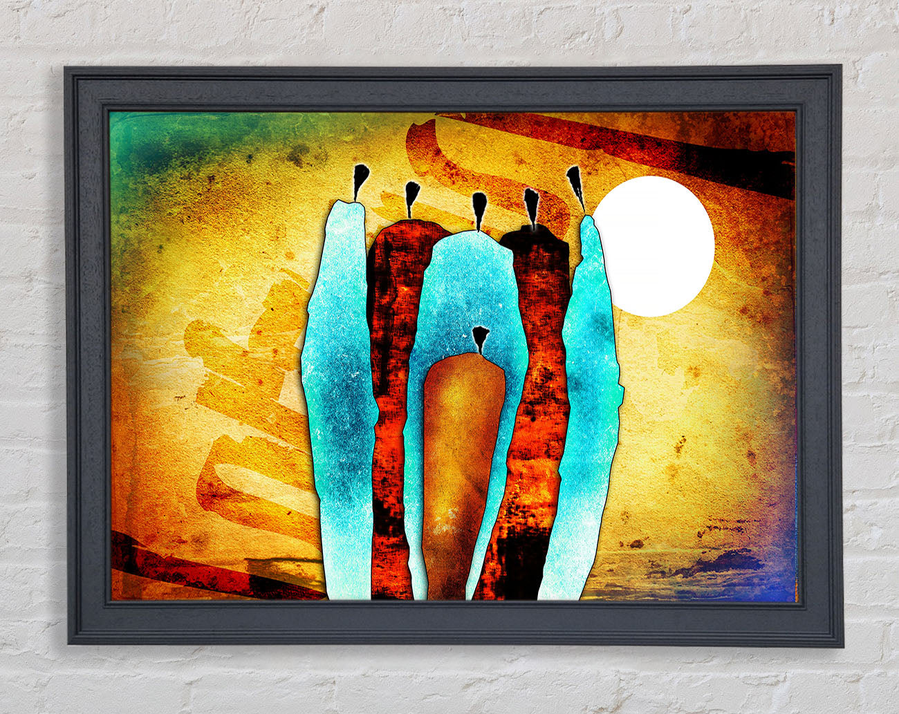African Tribal Art 10 Framed Wall Art