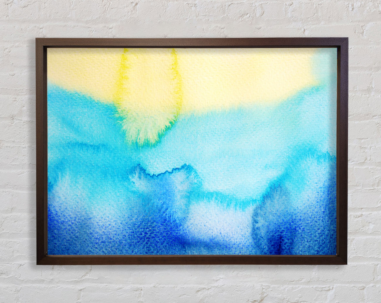 Blue And Yellow CombineAb Framed Wall Art