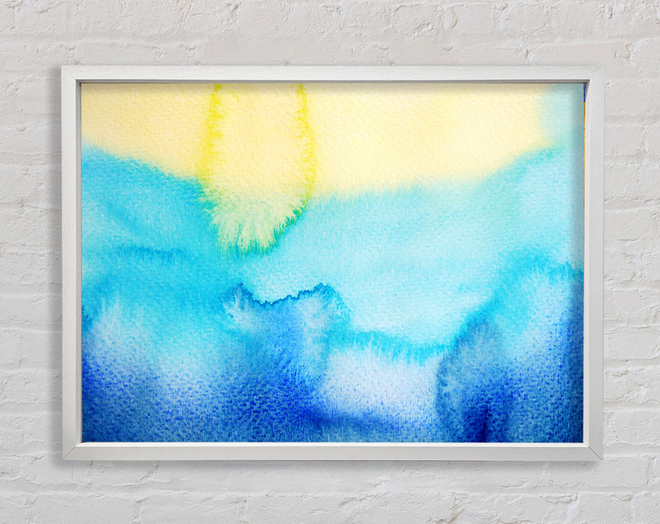 Blue And Yellow CombineAb Framed Wall Art