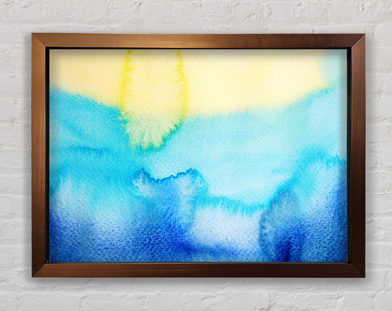 Blue And Yellow CombineAb Framed Wall Art