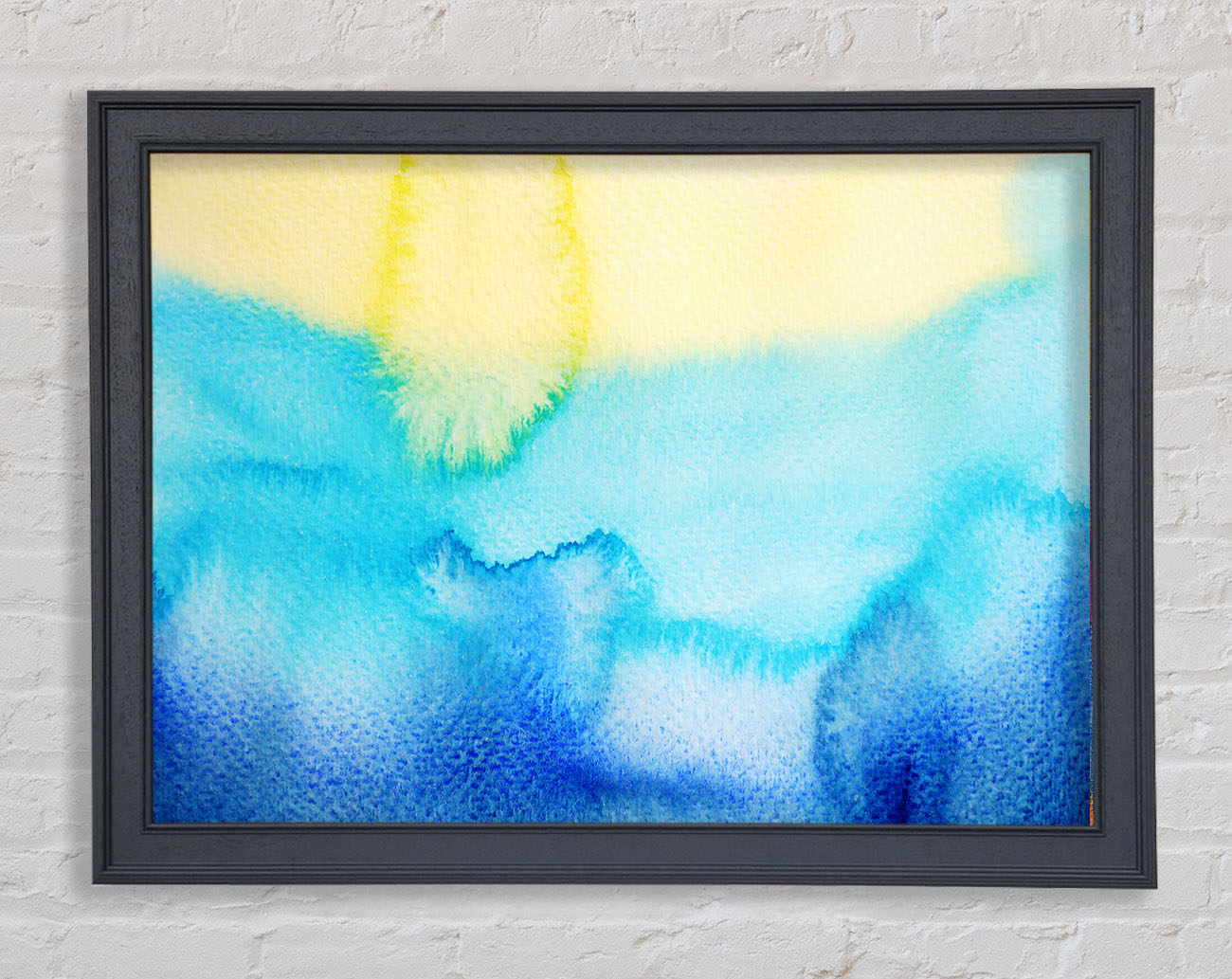 Blue And Yellow CombineAb Framed Wall Art