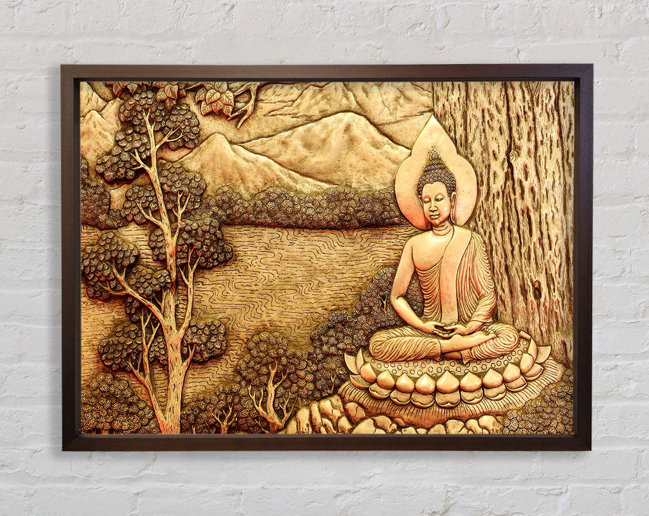 Buddha 18 Framed Wall Art