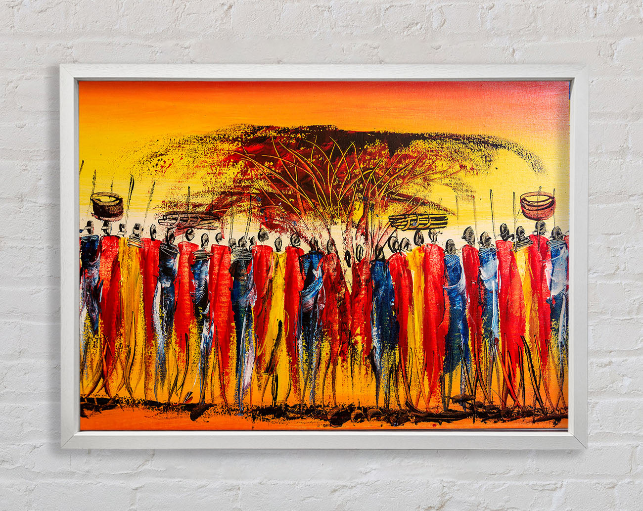 African Tribal Art 15 Framed Wall Art