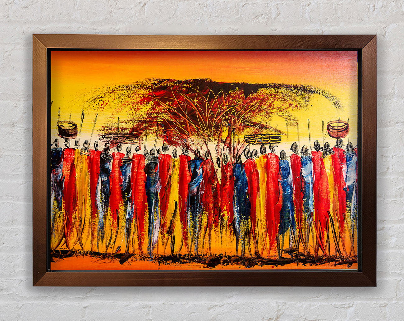 African Tribal Art 15 Framed Wall Art