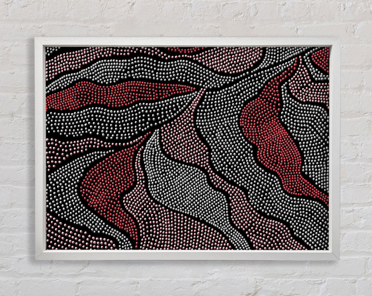 Aboriginal Pattern 10 Framed Wall Art