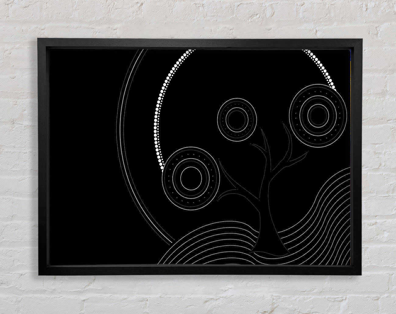 Aboriginal Pattern 13 Framed Wall Art