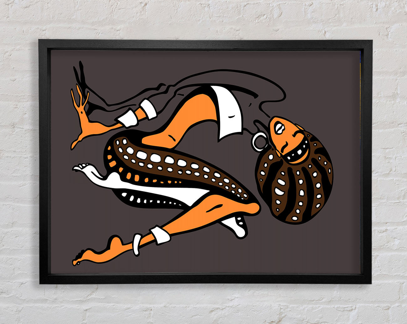 African Tribal Art 16 Framed Wall Art