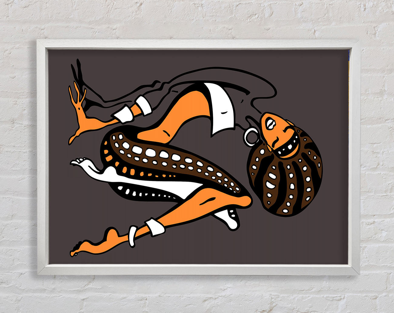 African Tribal Art 16 Framed Wall Art