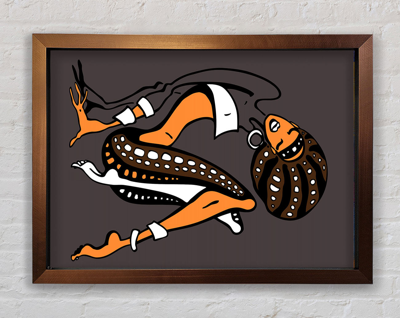African Tribal Art 16 Framed Wall Art