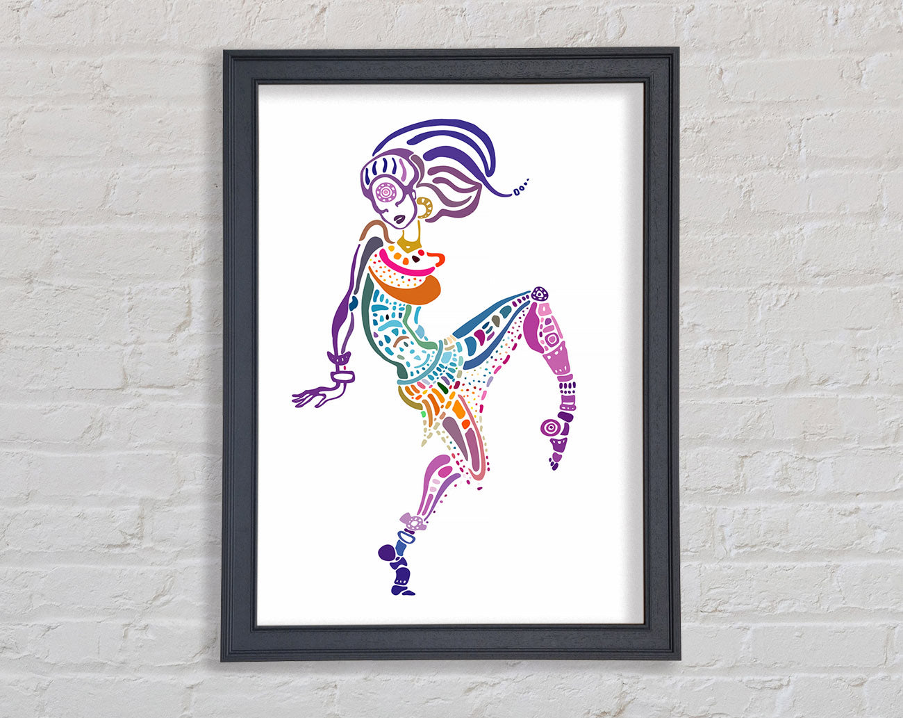 African Tribal Art 19 Framed Wall Art