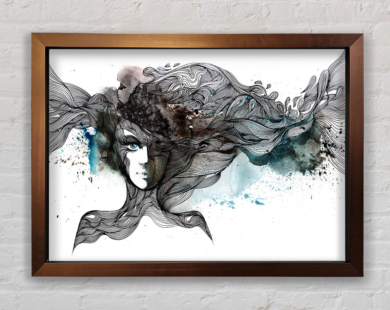 Connections Of Time Framed Wall Art