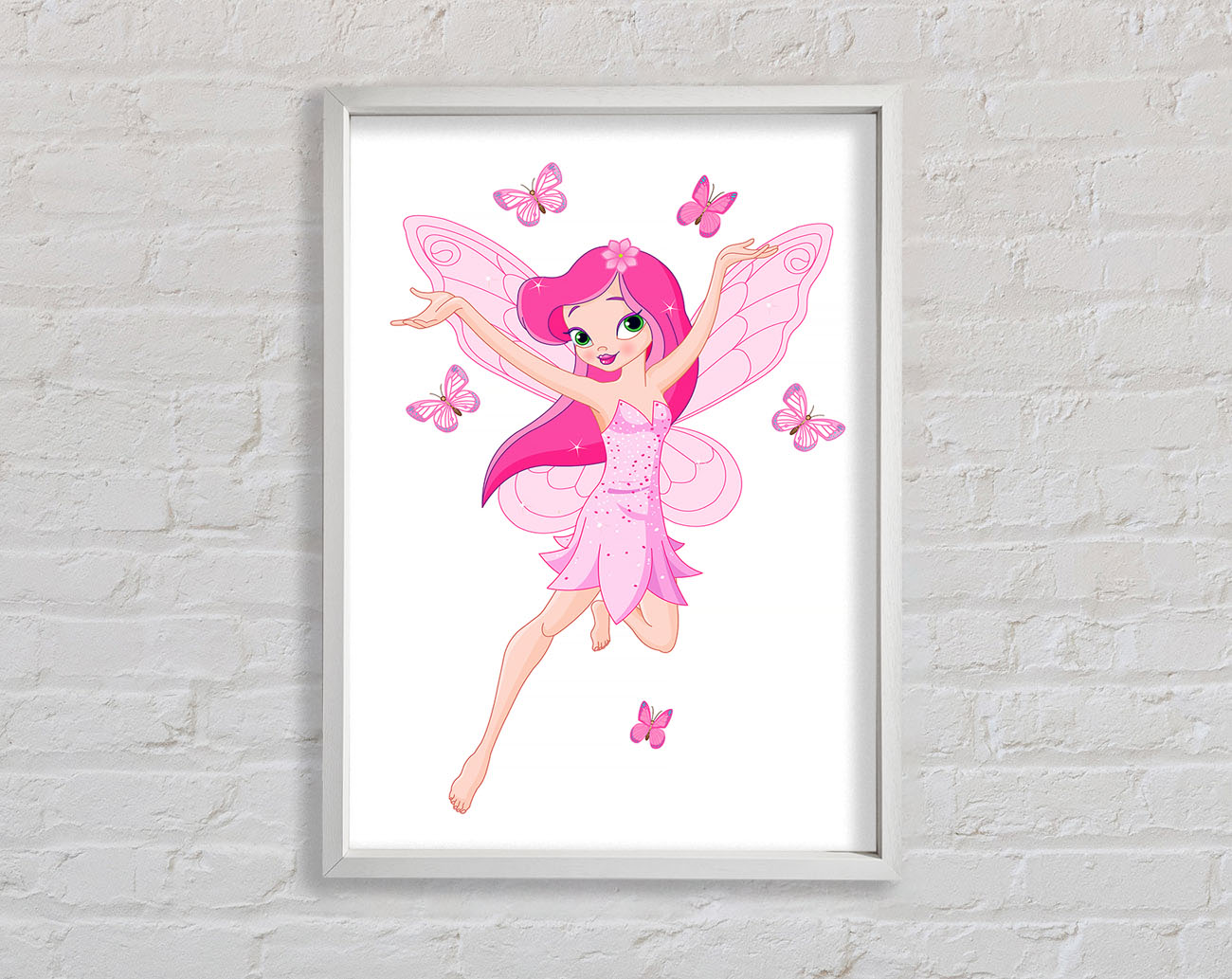 Butterfly Fairy Framed Wall Art