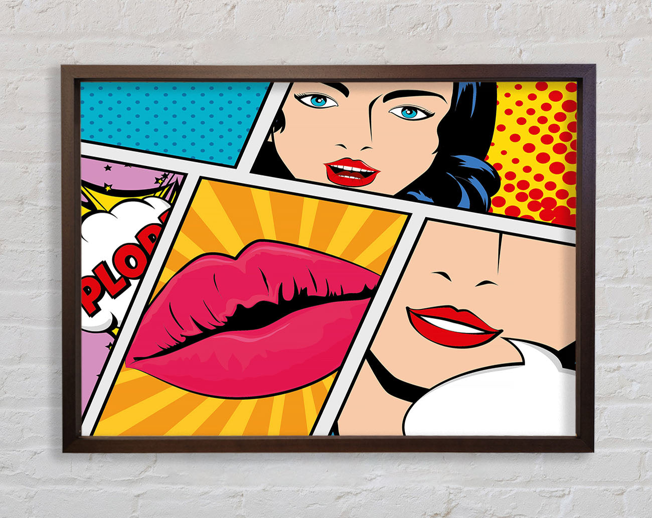Comic Strip 4 Framed Wall Art